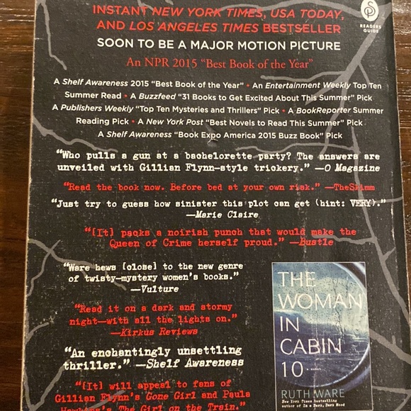 New York Times Bestseller In a Dark, Dark Wood a Novel by Ruth Ware - Picture 3 of 3